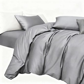 Luxury 800 Thread Count Cotton Sateen Duvet Cover Set