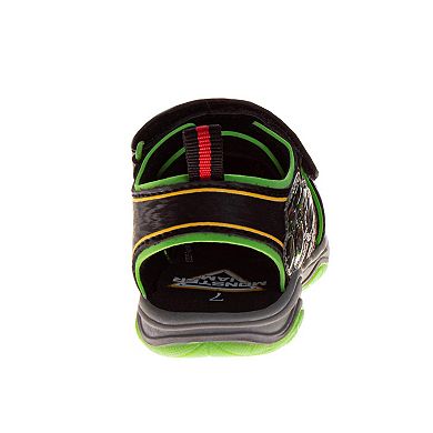 Monster Jam Boys' Black & Grey Sport Sandals (Toddlers/Little Kids)