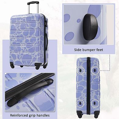 Hardshell Luggage Set 3 Piece Spinner Suitcases with TSA Lock Lightweight 20 24 28 Inch