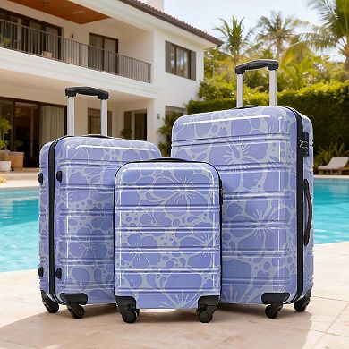 Hardshell Luggage Set 3 Piece Spinner Suitcases with TSA Lock Lightweight 20 24 28 Inch