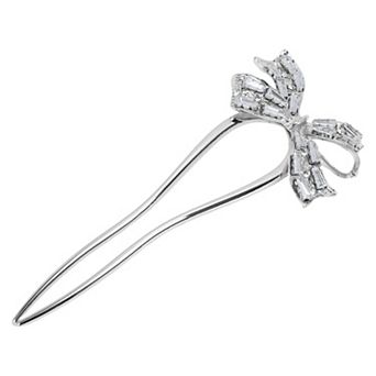 5.12"x2.36" Fashion U-shaped Bow Decorative Hairpin for Women 1 pc