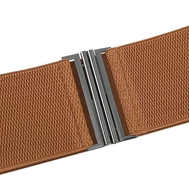Women's Stretchy Belts Vintage Elastic Waistband for Dresses 25.6x3.0"