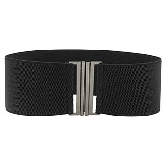 Women's Stretchy Belts Vintage Elastic Waistband for Dresses 25.6x3.0"