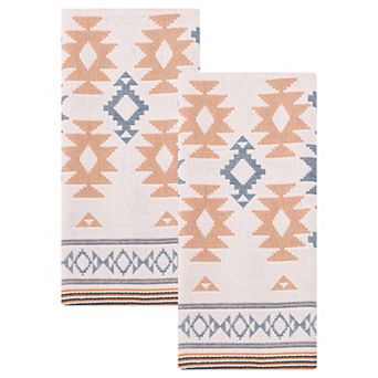 Boho Cotton Hand Towel Cute Pattern Soft Absorbent Bathroom Towel for Home 13"x29"