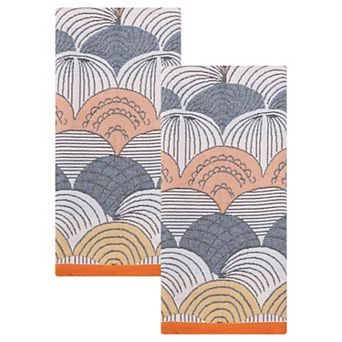 Boho Cotton Hand Towel Cute Pattern Soft Absorbent Bathroom Towel for Home 13"x29"