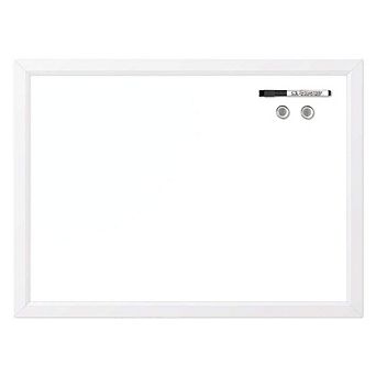 17" x 23" Magnetic Dry Erase Board with Wooden Frame: Portrait/Landscape