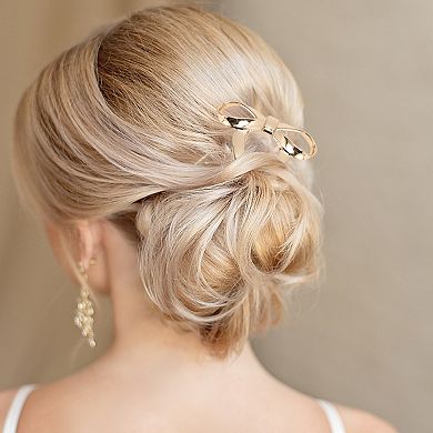 4.53"x2.56" U-shaped Bow Portable Hairpin for Women 1 Pc