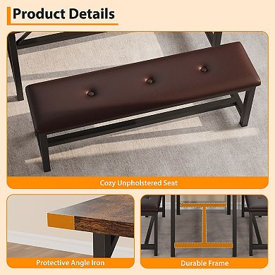 3 Piece Dining Table Set for 4-6