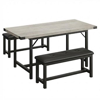 3 pc Dining Table Set for 4-6