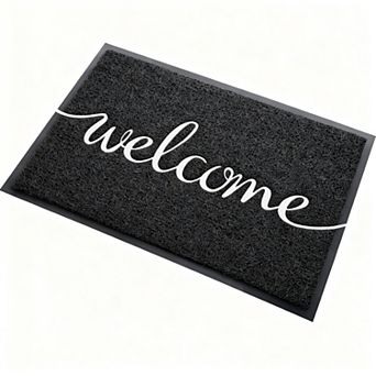 Black Doormat, Non-Slip, Low-KeyStyle, Suitable For Indoor and Outdoor Use