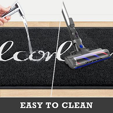 Black Doormat, Non-Slip, Low-KeyStyle, Suitable For Indoor and Outdoor Use