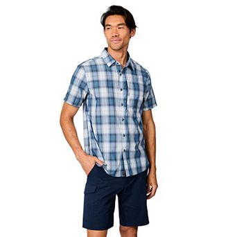 Free Country Men's Excursion Short Sleeve Poplin Shirt