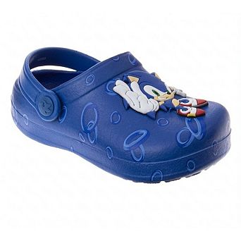 Sonic the Hedgehog Boys' Clogs - Fun, Comfortable, and Easy Slip-On Shoes (Toddler Little Kid)