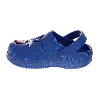 Sonic the Hedgehog Boys' Clogs - Fun, Comfortable, and Easy Slip-On Shoes (Toddler Little Kid)