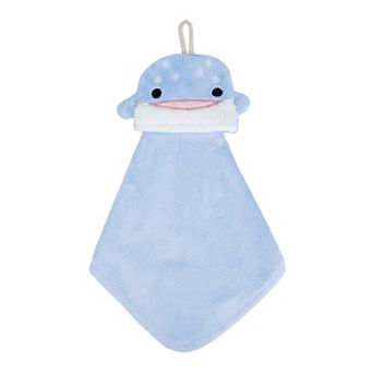 1 Pack Animal Hanging Hand Towel, Soft Absorbent Quick Dry, Cute Decorative Towel for Home 8" x 15"