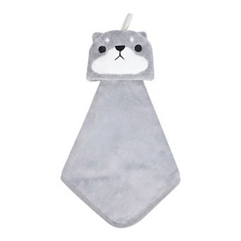 1 Pack Animal Hanging Hand Towel, Soft Absorbent Quick Dry, Cute Decorative Towel for Home 8" x 15"