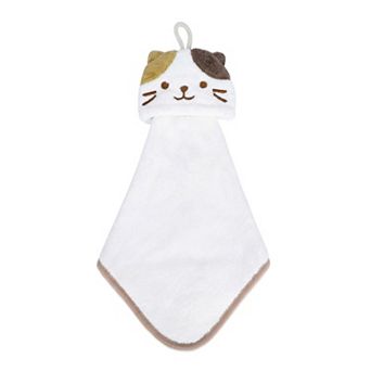 1 Pack Animal Hanging Hand Towel, Soft Absorbent Quick Dry, Cute Decorative Towel for Home 8" x 15"