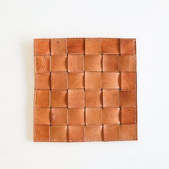 Leather Trivet Hot Plate Pot Holder