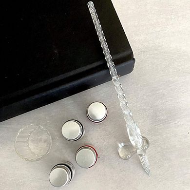 Hand Blown Glass Dip Pen Set