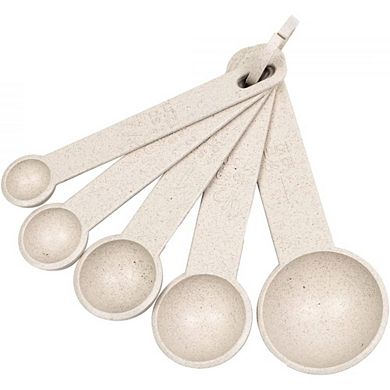 Zoulao Cream Wheat Straw Measuring Cups Spoons Set Cooking Baking Tools 10pc