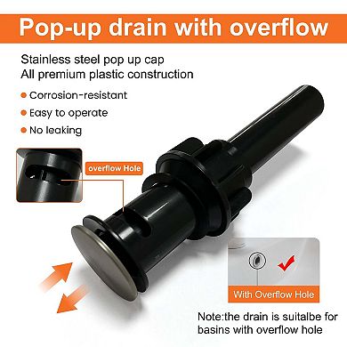 8 in. Widespread Double Handle Bathroom Faucet with Quick Connect Hose and Pop-Up Drain