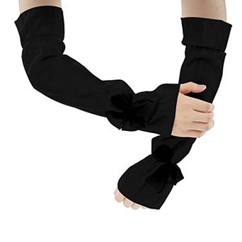 19.69"x5.91" Sun Protection Bow Arm Sleeves for Women 1 Pair