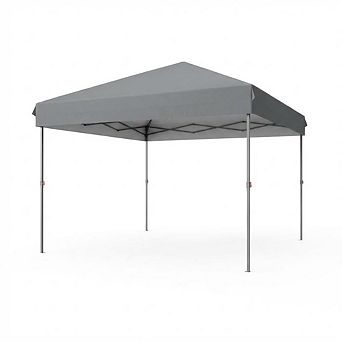 10x10Ft Pop Up Canopy Beach Tent with One Push Setup Reinforced Frame Outdoor Canopy Tent