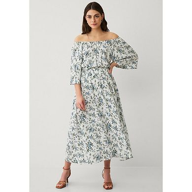 Ellos Plus Size Off-The-Shoulder Blouse