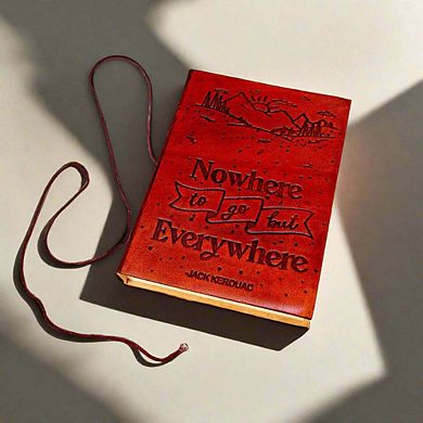 Jack Kerouac Quote Leather Journal