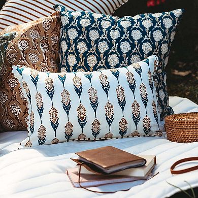 Bahaar Lumbar Throw Pillow Cover