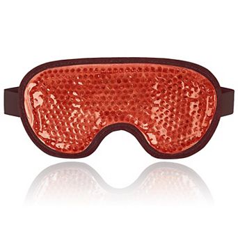 Gel Cold Eye Mask Reusable Ice Pack Soft Plush Backing Puffy Eyes Dark Circles