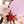 Tassel Dark Pink White
