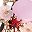 Tassel Dark Pink White