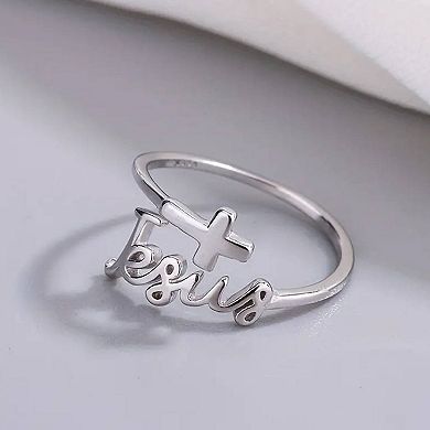Exquisite Cross Ring, Warm Metallic Texture, Low-Key Elegance for Daily Wear
