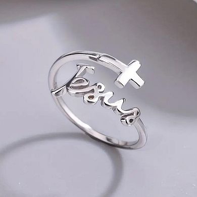 Exquisite Cross Ring, Warm Metallic Texture, Low-Key Elegance for Daily Wear