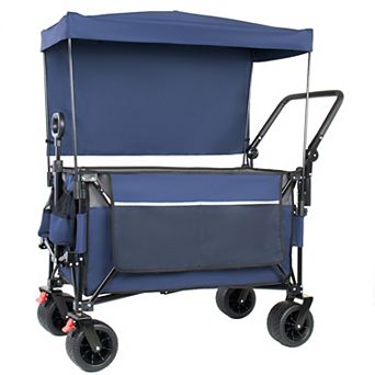 Heavy Duty Folding Wagon Cart with Canopy