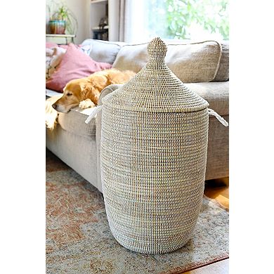 Slender Laurel Hamper Basket