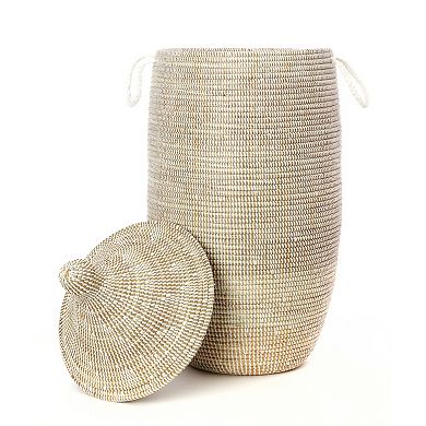 Slender Laurel Hamper Basket