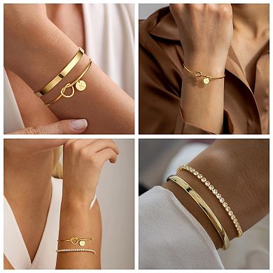 Women's Gold Initial Bracelet