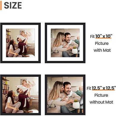 Vinyl Record Frame Album Cover Display Frame Black Wall Mount 1 Pack