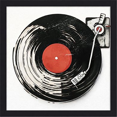 Vinyl Record Frame Album Cover Display Frame Black Wall Mount 1 Pack