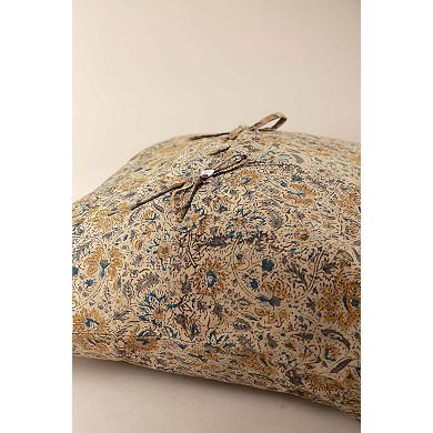 Earth Kalamkari Handcrafted Pillow