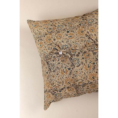 Earth Kalamkari Handcrafted Pillow