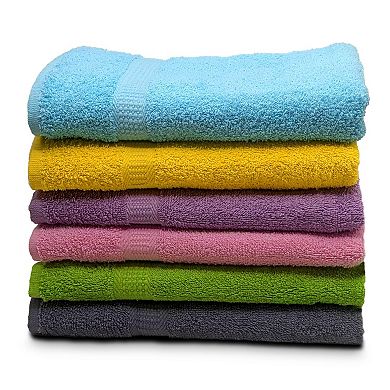 6-pack Bath Towels - 30" X 60" Ultra Soft Cotton Large Towels- Highly Absorbent