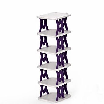 6 tier Foldable Shoe Rack
