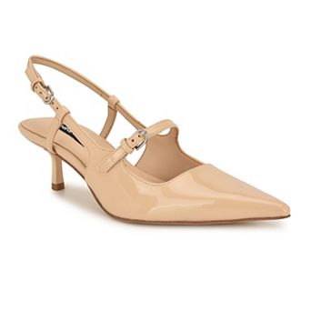 Nine West Amayo Women's Slingback Pumps Pointed Toe Heels