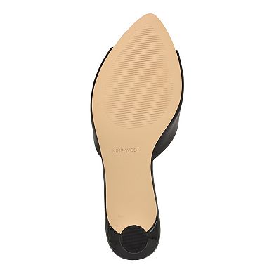 Nine West Dabby Women's Open Back Heeled Mules