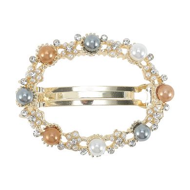 1.97"x3.94" Fashion Pearl Hair Clips 1 Pc
