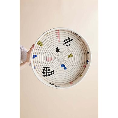 Mosaic Woven Nesting Tray