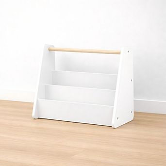 Heybly Kids Front-Facing Bookshelf, 2 tier Toddler Bookcase, Book Storage Organizer